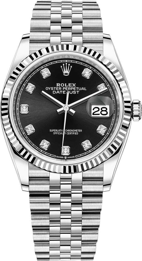 rolex datejust black roman|rolex datejust black face 36mm.